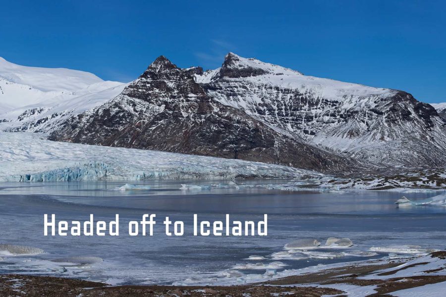 Headed off to Iceland